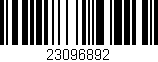 Código de barras (EAN, GTIN, SKU, ISBN): '23096892'