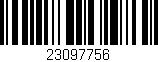 Código de barras (EAN, GTIN, SKU, ISBN): '23097756'