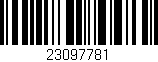 Código de barras (EAN, GTIN, SKU, ISBN): '23097781'