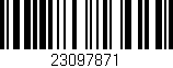 Código de barras (EAN, GTIN, SKU, ISBN): '23097871'
