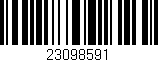 Código de barras (EAN, GTIN, SKU, ISBN): '23098591'