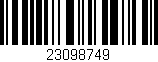 Código de barras (EAN, GTIN, SKU, ISBN): '23098749'