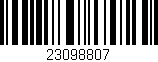 Código de barras (EAN, GTIN, SKU, ISBN): '23098807'