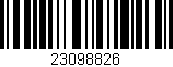 Código de barras (EAN, GTIN, SKU, ISBN): '23098826'