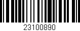 Código de barras (EAN, GTIN, SKU, ISBN): '23100890'