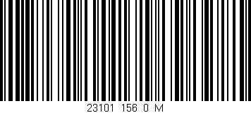 Código de barras (EAN, GTIN, SKU, ISBN): '23101_156_0_M'