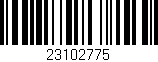 Código de barras (EAN, GTIN, SKU, ISBN): '23102775'