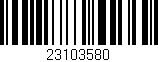 Código de barras (EAN, GTIN, SKU, ISBN): '23103580'