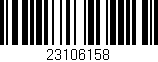 Código de barras (EAN, GTIN, SKU, ISBN): '23106158'