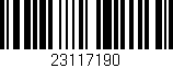 Código de barras (EAN, GTIN, SKU, ISBN): '23117190'