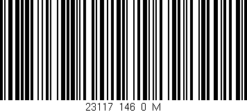 Código de barras (EAN, GTIN, SKU, ISBN): '23117_146_0_M'