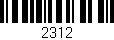 Código de barras (EAN, GTIN, SKU, ISBN): '2312'