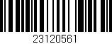 Código de barras (EAN, GTIN, SKU, ISBN): '23120561'