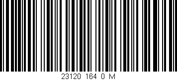 Código de barras (EAN, GTIN, SKU, ISBN): '23120_164_0_M'