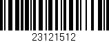 Código de barras (EAN, GTIN, SKU, ISBN): '23121512'