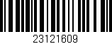 Código de barras (EAN, GTIN, SKU, ISBN): '23121609'