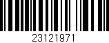 Código de barras (EAN, GTIN, SKU, ISBN): '23121971'