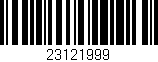 Código de barras (EAN, GTIN, SKU, ISBN): '23121999'