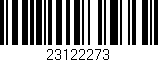 Código de barras (EAN, GTIN, SKU, ISBN): '23122273'