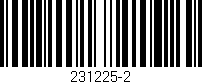 Código de barras (EAN, GTIN, SKU, ISBN): '231225-2'