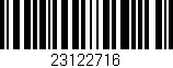 Código de barras (EAN, GTIN, SKU, ISBN): '23122716'