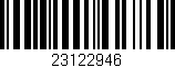 Código de barras (EAN, GTIN, SKU, ISBN): '23122946'