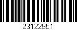 Código de barras (EAN, GTIN, SKU, ISBN): '23122951'