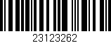 Código de barras (EAN, GTIN, SKU, ISBN): '23123262'