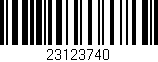 Código de barras (EAN, GTIN, SKU, ISBN): '23123740'