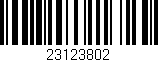 Código de barras (EAN, GTIN, SKU, ISBN): '23123802'