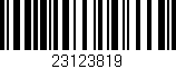 Código de barras (EAN, GTIN, SKU, ISBN): '23123819'