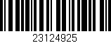Código de barras (EAN, GTIN, SKU, ISBN): '23124925'