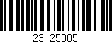Código de barras (EAN, GTIN, SKU, ISBN): '23125005'