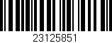 Código de barras (EAN, GTIN, SKU, ISBN): '23125851'