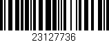 Código de barras (EAN, GTIN, SKU, ISBN): '23127736'