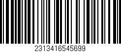 Código de barras (EAN, GTIN, SKU, ISBN): '2313416545699'