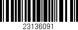 Código de barras (EAN, GTIN, SKU, ISBN): '23136091'