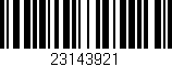 Código de barras (EAN, GTIN, SKU, ISBN): '23143921'
