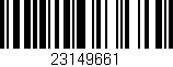 Código de barras (EAN, GTIN, SKU, ISBN): '23149661'