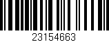 Código de barras (EAN, GTIN, SKU, ISBN): '23154663'