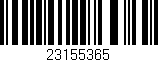 Código de barras (EAN, GTIN, SKU, ISBN): '23155365'