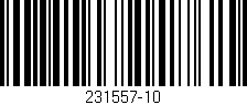 Código de barras (EAN, GTIN, SKU, ISBN): '231557-10'