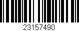 Código de barras (EAN, GTIN, SKU, ISBN): '23157490'
