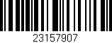 Código de barras (EAN, GTIN, SKU, ISBN): '23157907'