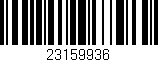Código de barras (EAN, GTIN, SKU, ISBN): '23159936'