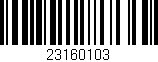 Código de barras (EAN, GTIN, SKU, ISBN): '23160103'