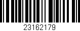 Código de barras (EAN, GTIN, SKU, ISBN): '23162179'