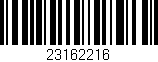 Código de barras (EAN, GTIN, SKU, ISBN): '23162216'