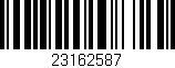 Código de barras (EAN, GTIN, SKU, ISBN): '23162587'