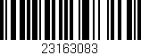 Código de barras (EAN, GTIN, SKU, ISBN): '23163083'